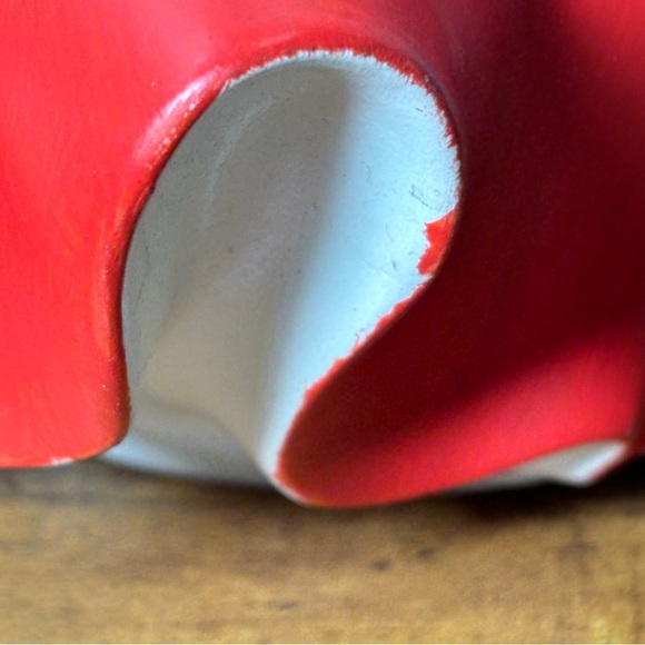 Vintage Hand Painted Atlantic Mold Ceramic Victorian Christmas Caroler Woman 8” - Picture 10 of 15